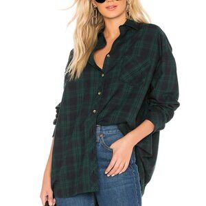 Superdown Audriana Oversized Flannel Top